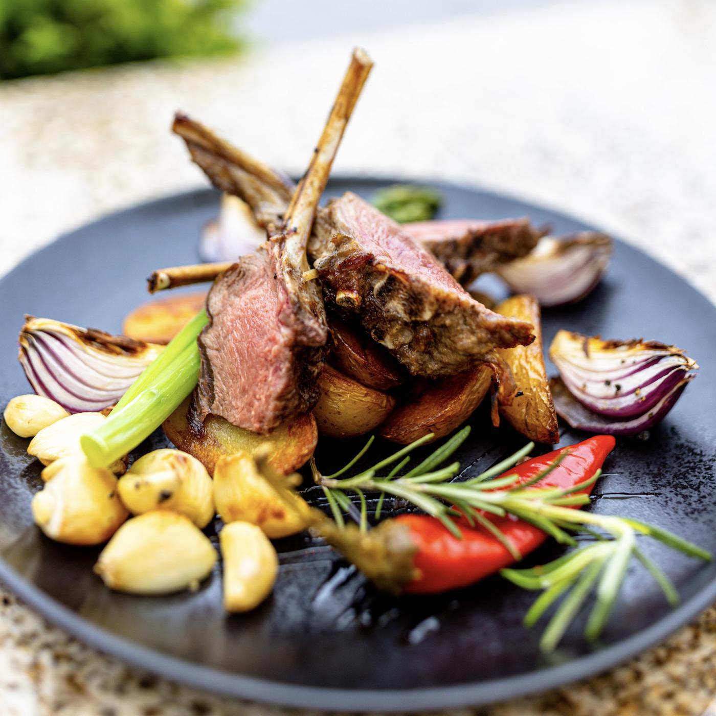 Rack of lamb
